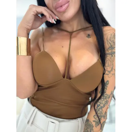 Camel top s vypchávkami MAISY veľkosť: one size
