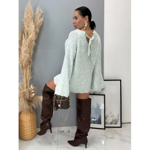 Predľžený pulóver/minišaty DELANIE veľkosť: one size