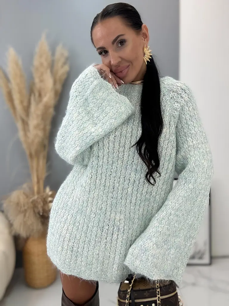 Predľžený pulóver/minišaty DELANIE - next