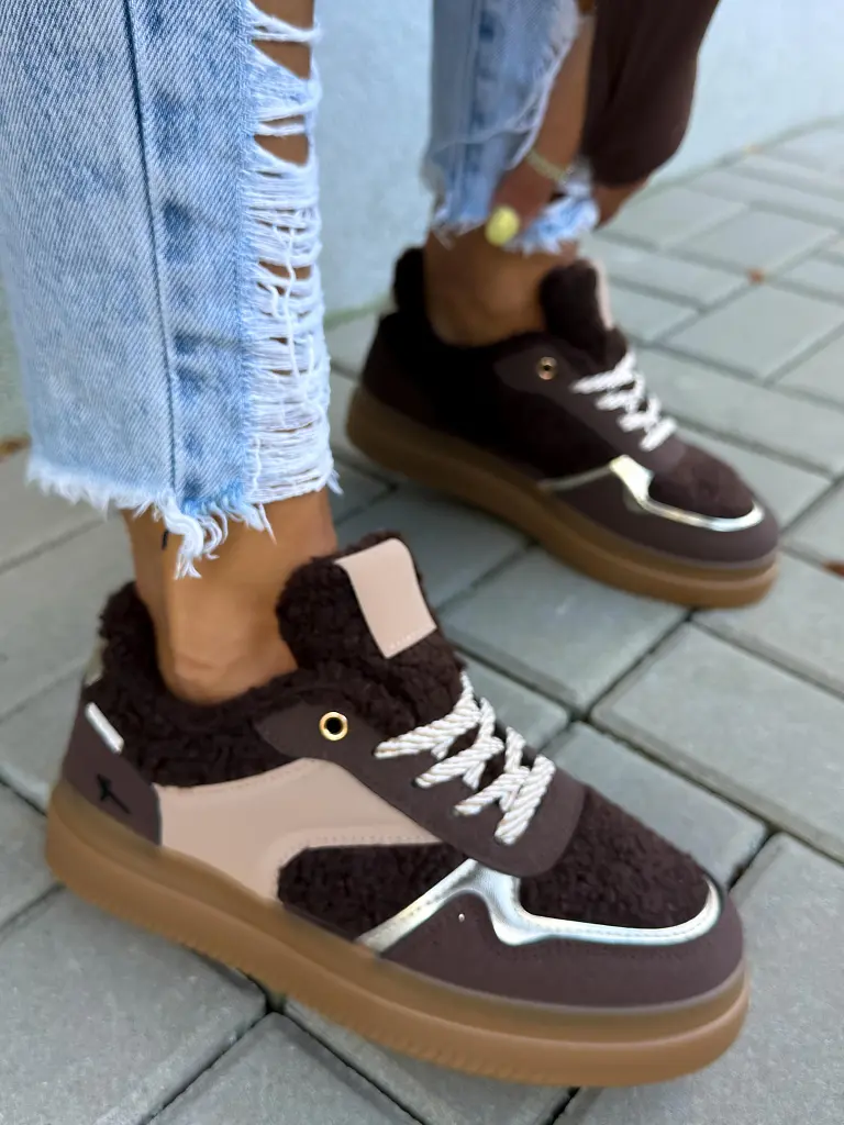 Platformové teddy tenisky SORISA - next