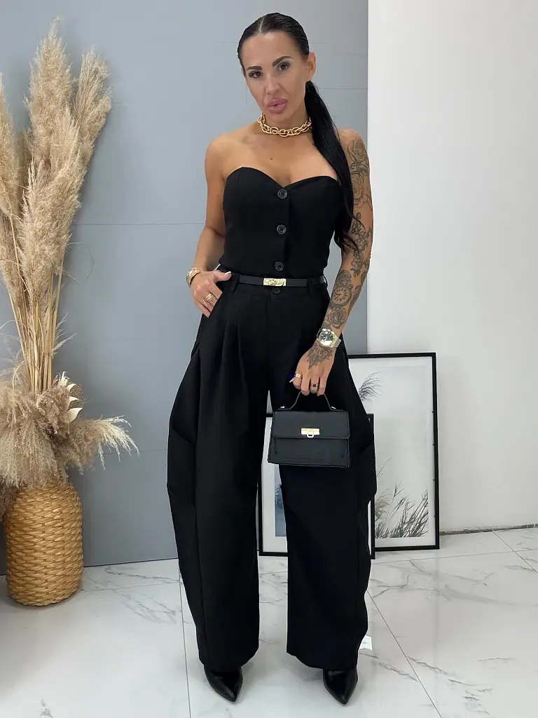 Balloon čierne nohavice SELORIA