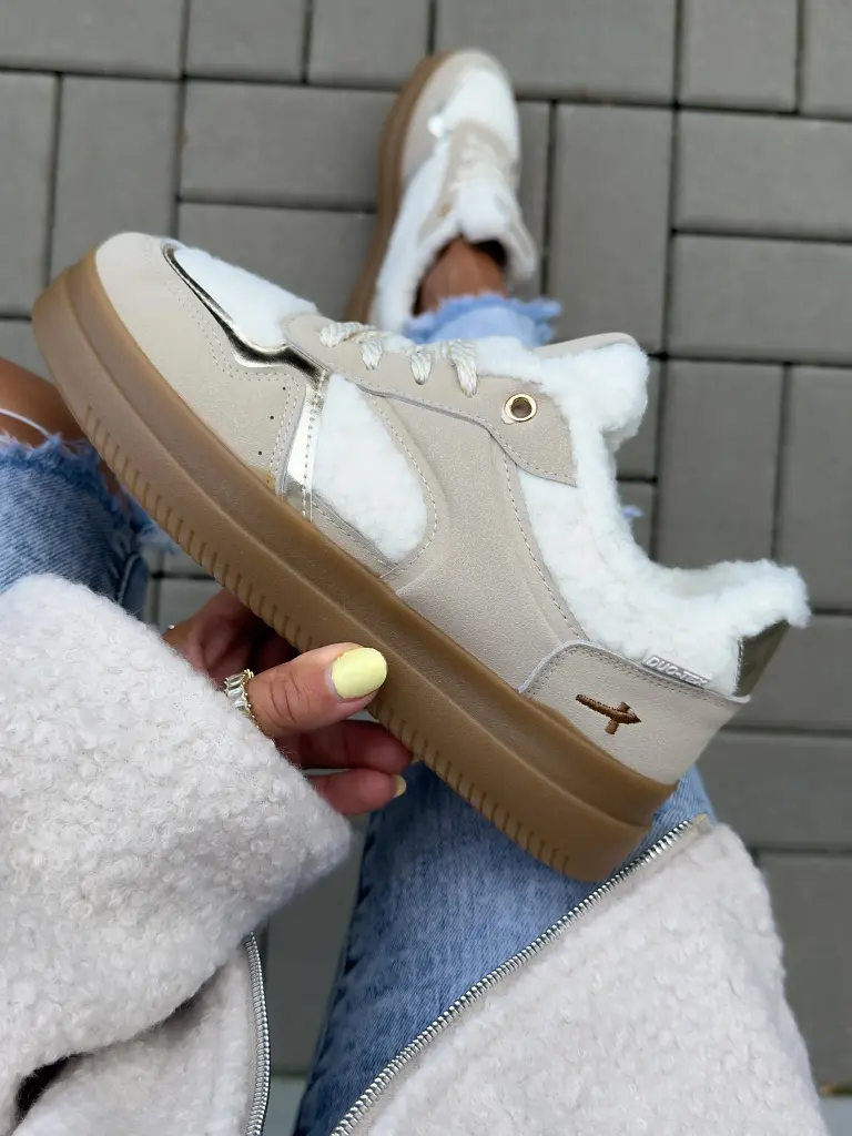 Platformové teddy tenisky SORISA