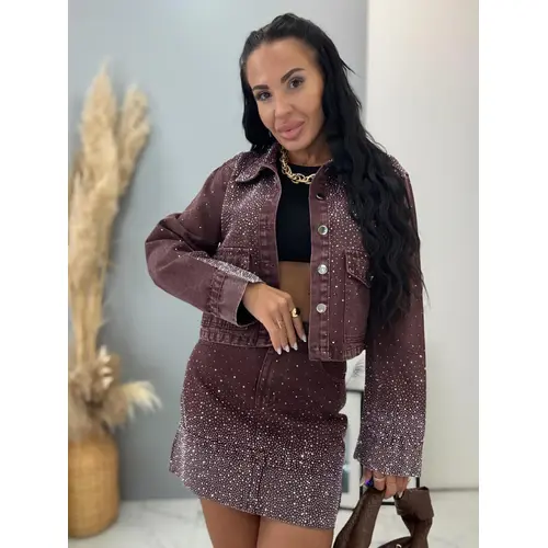 Dvojdielny denim komplet SERA veľkosť: S/M