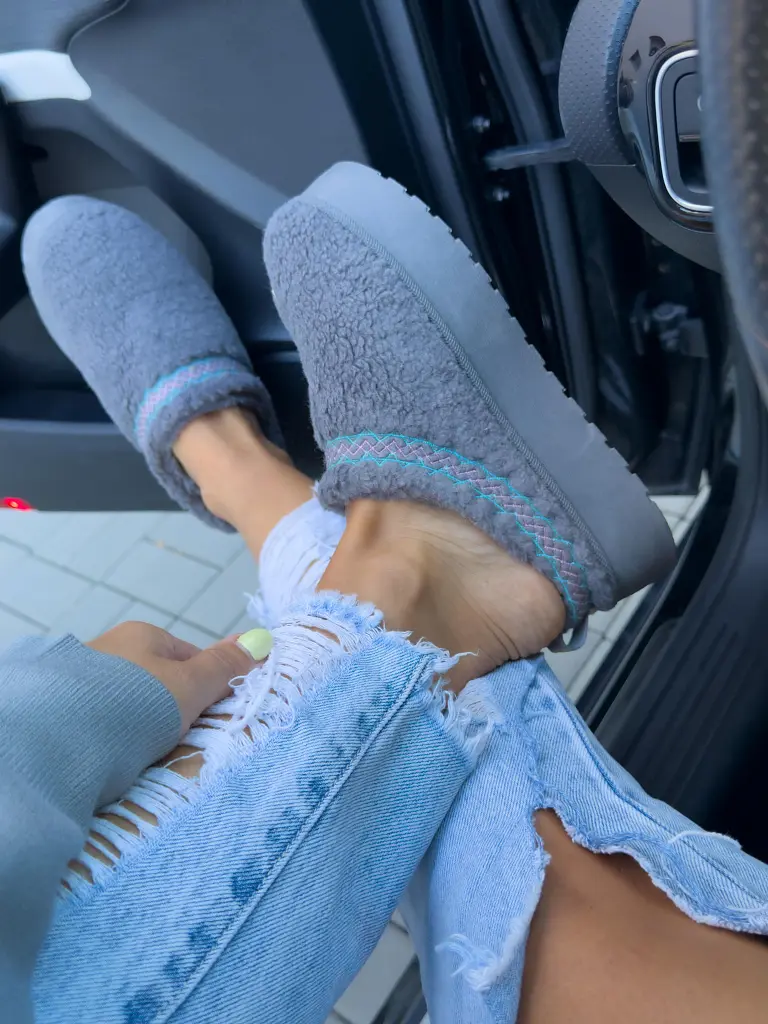 Teplé kotníkové topánky BORY-