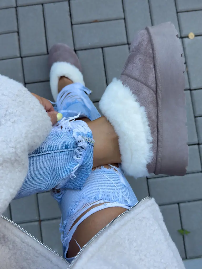 Teplé semišové topánky KASHA+ - next