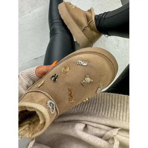 Dámske snehule s ozdobami KALEB+ veľkosť: 39