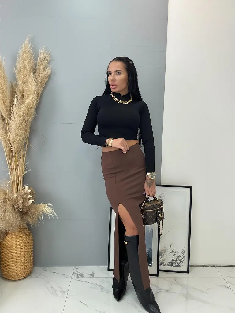 Dlhá sukňa s predným rozparkom VENEA - next