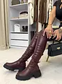Wine čižmy nad kolená IZAYA