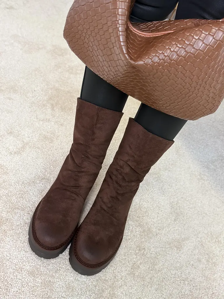 Členkové semišové čižmy FRINA - next