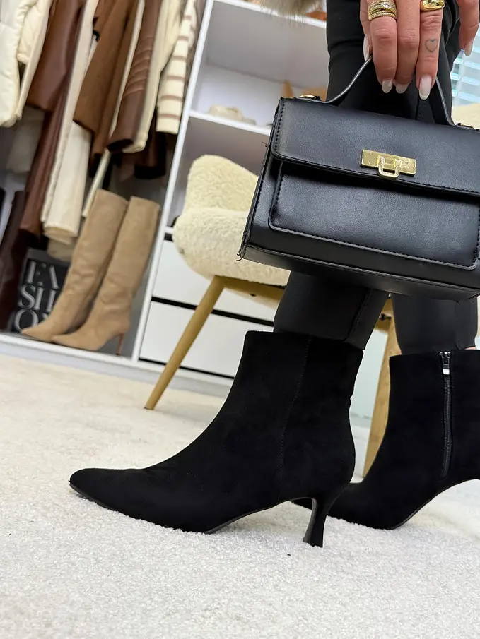 Semišové členkové čižmy VALENCIA