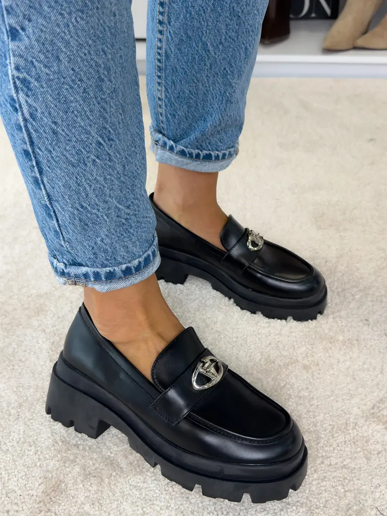 Čierne mokasíny EFORA - next