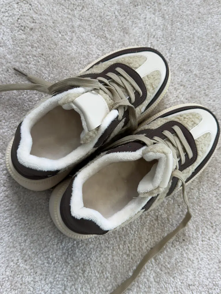 Platformové teddy tenisky ISRA - next