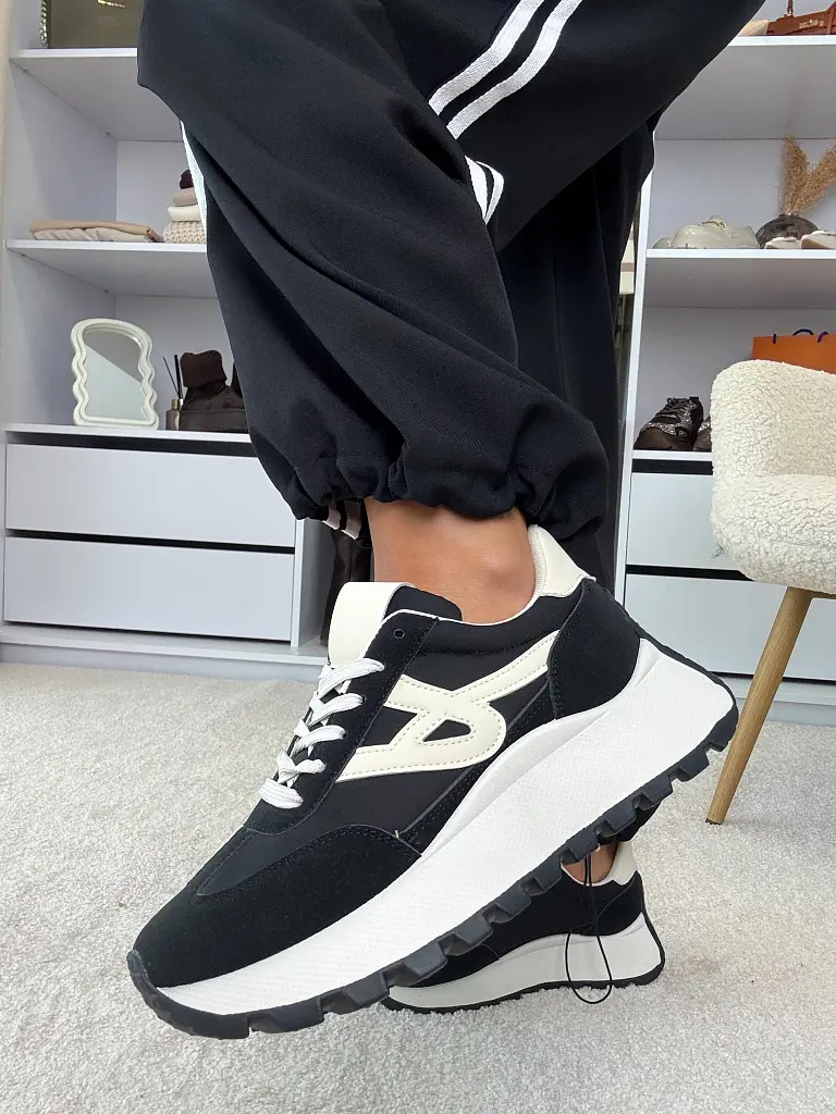 Platformové semišové dámske tenisky ADANE