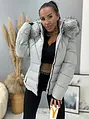 Bunda s kožušinou a kapucňou MILLIE