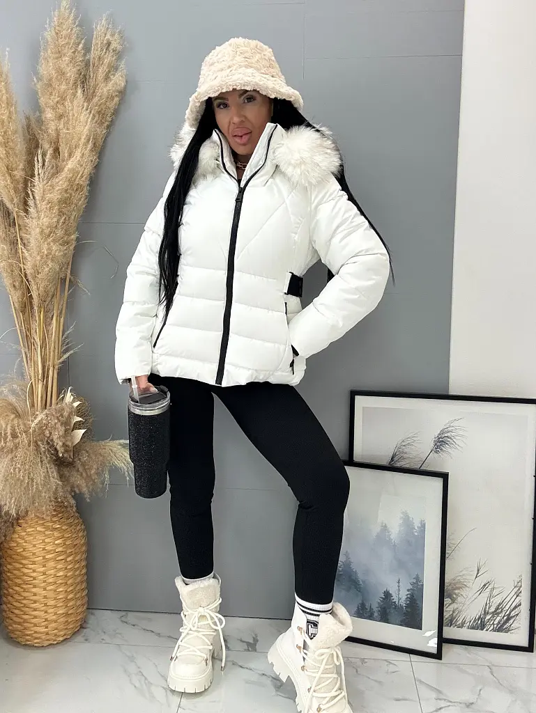 Bunda s kožušinou a kapucňou MILLIE