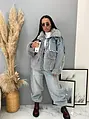 Džínsová bunda s  kožušinou NAYRA