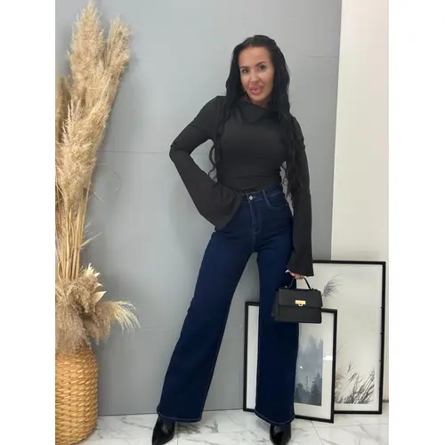 Wid leg rifle s vysokým pásom APINA veľkosť: XS