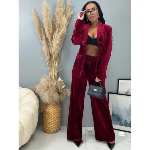 Elegantný velvet komplet s vypchávkami ZOFIA+ veľkosť: one size