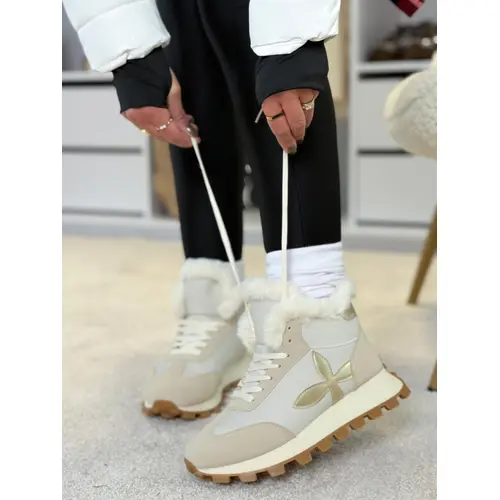 Zateplené platformové členkové tenisky VIRENA veľkosť: 37