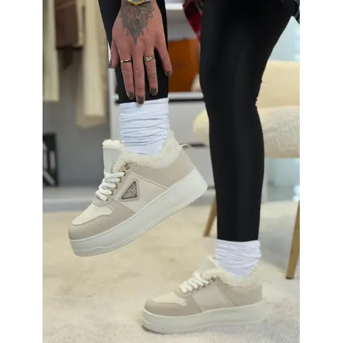 Platformové teddy tenisky KLARYSA veľkosť: 37