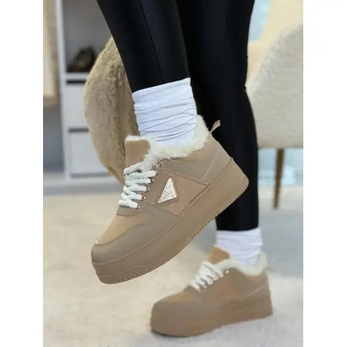 Platformové teddy tenisky KLARYSA veľkosť: 40