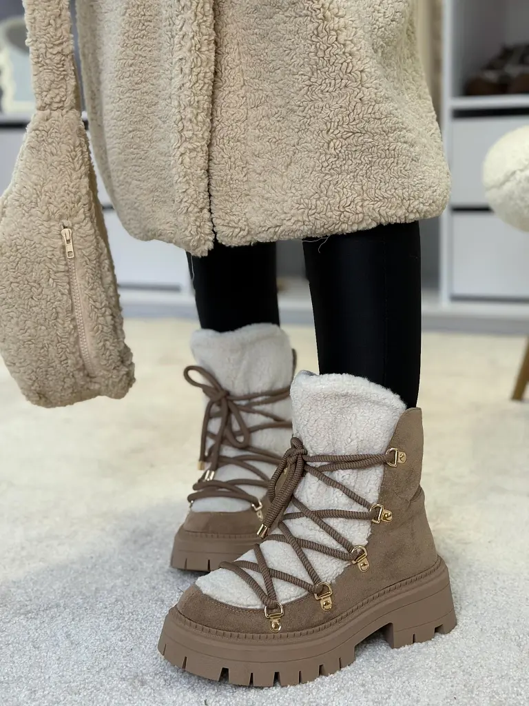 Členkové šnúrovacie čižmy ANAYA - next