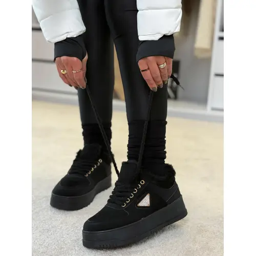 Platformové teddy tenisky KLARYSA veľkosť: 37