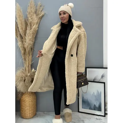 Huňatý kabát TEDDY veľkosť: L