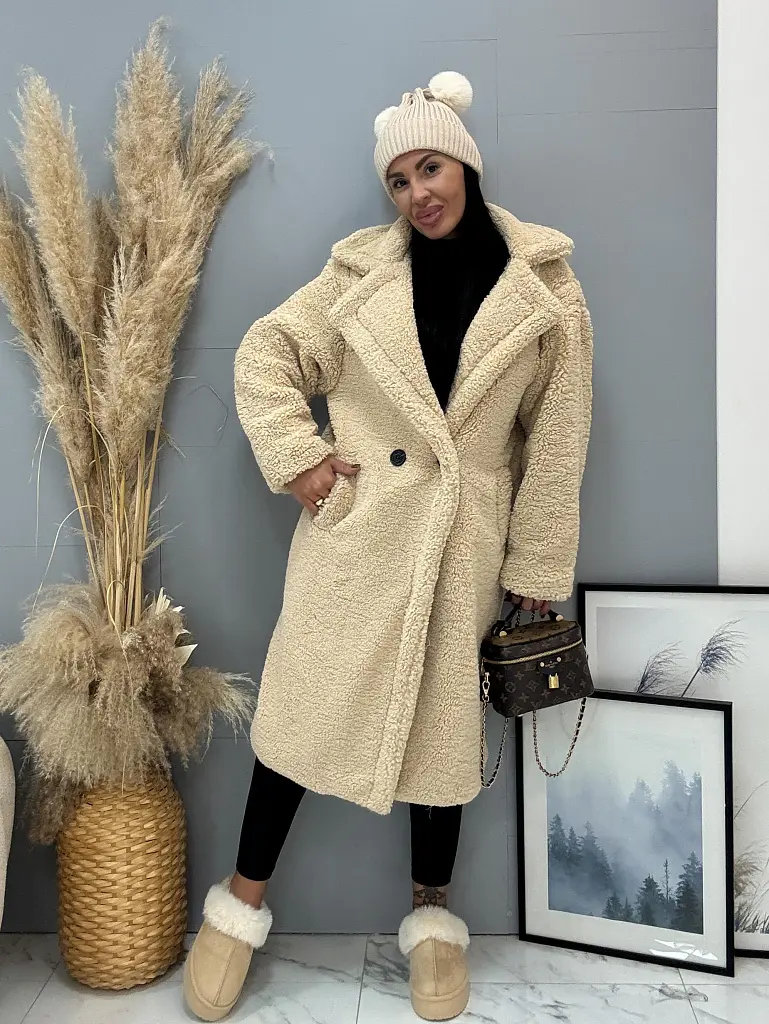 Huňatý kabát TEDDY - next