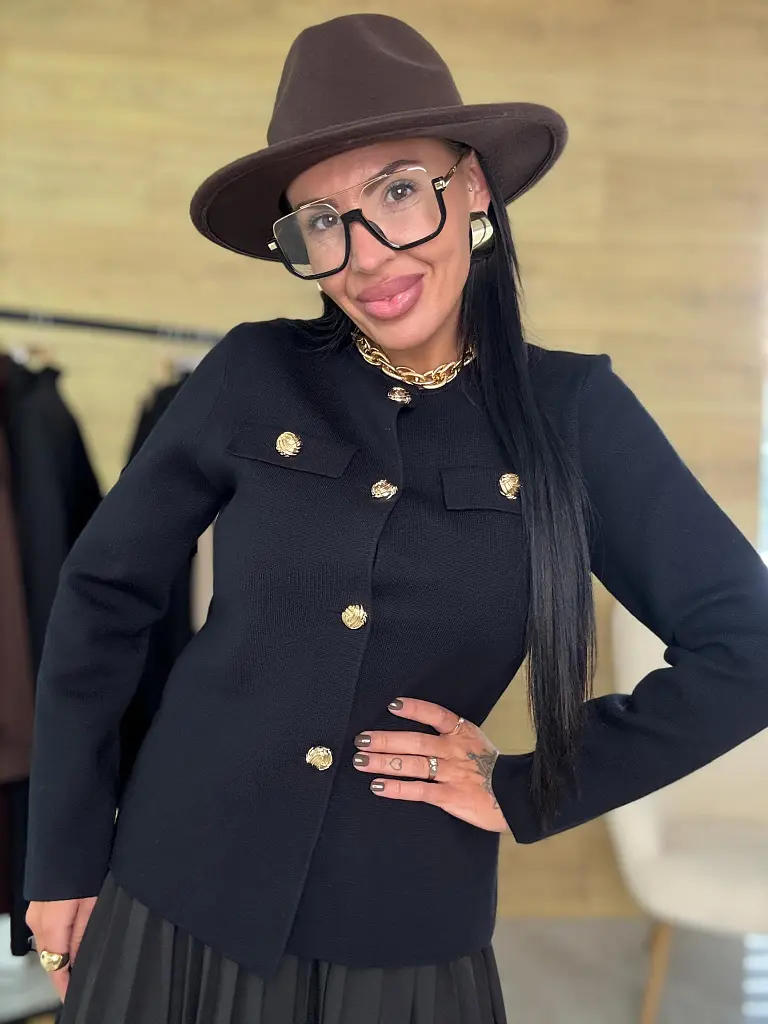 Komplet šaty s kardigánom a opaskom LUMAYA - next