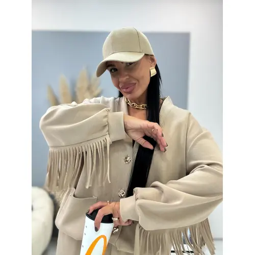 Dvojdielný komplet so strapcami SHARIE veľkosť: one size