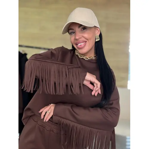 Dvojdielný komplet so strapcami TIFANY veľkosť: one size