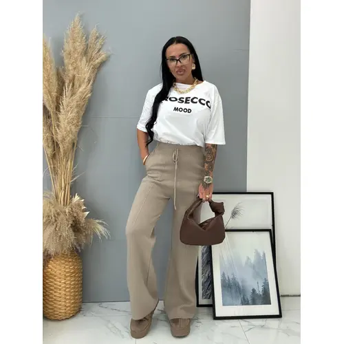 Pletené wide leg nohavice MAVIRA veľkosť: one size