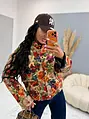 Kvetovaná bomber bunda RAHILA