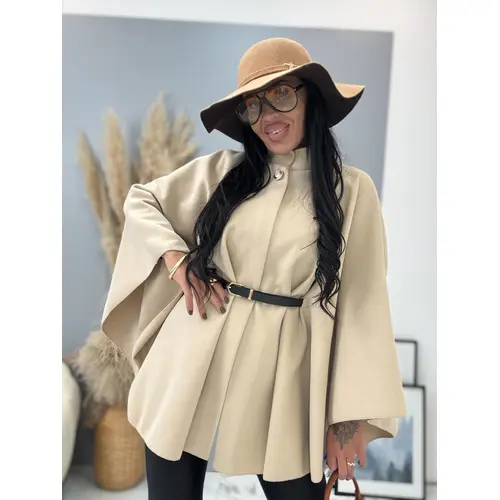 Dámske pončo s opaskom FARELLA veľkosť: one size Dámske pončo s opaskom FARELLA veľkosť: one size