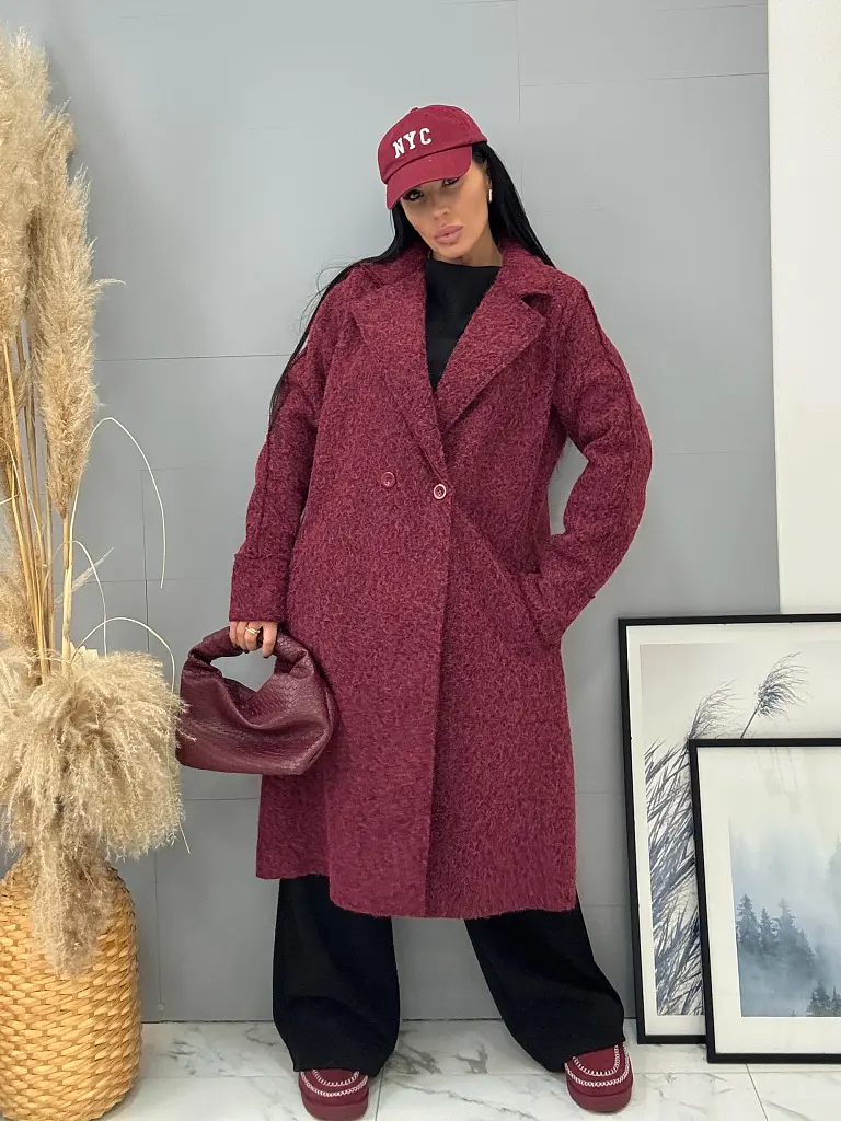 Dlhý uzlíkový kabát LYSARA