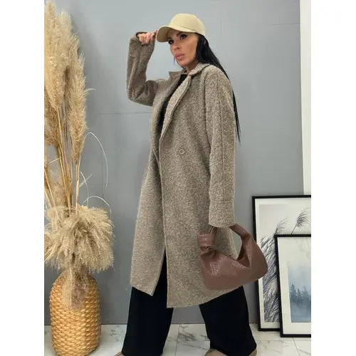 Dlhý uzlíkový kabát LYSARA veľkosť: one size Dlhý uzlíkový kabát LYSARA veľkosť: one size