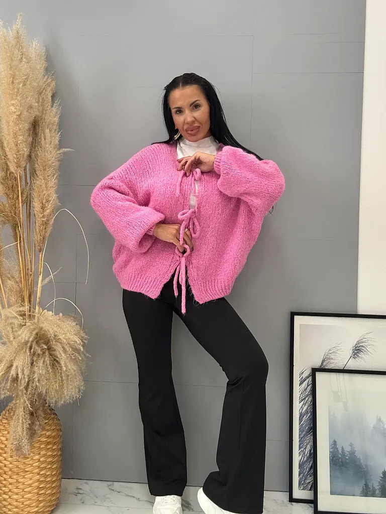 Mäkučký zaväzovací kardigán ARIADNA