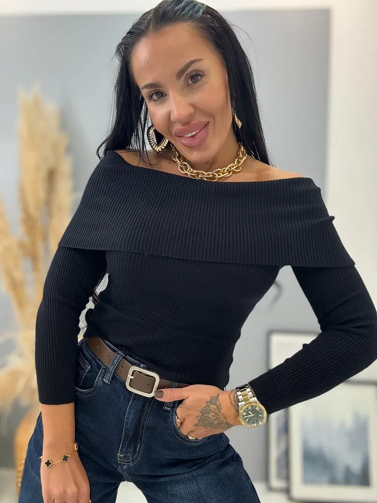 Pulóver s čipkovaným topom KRISTELA - next