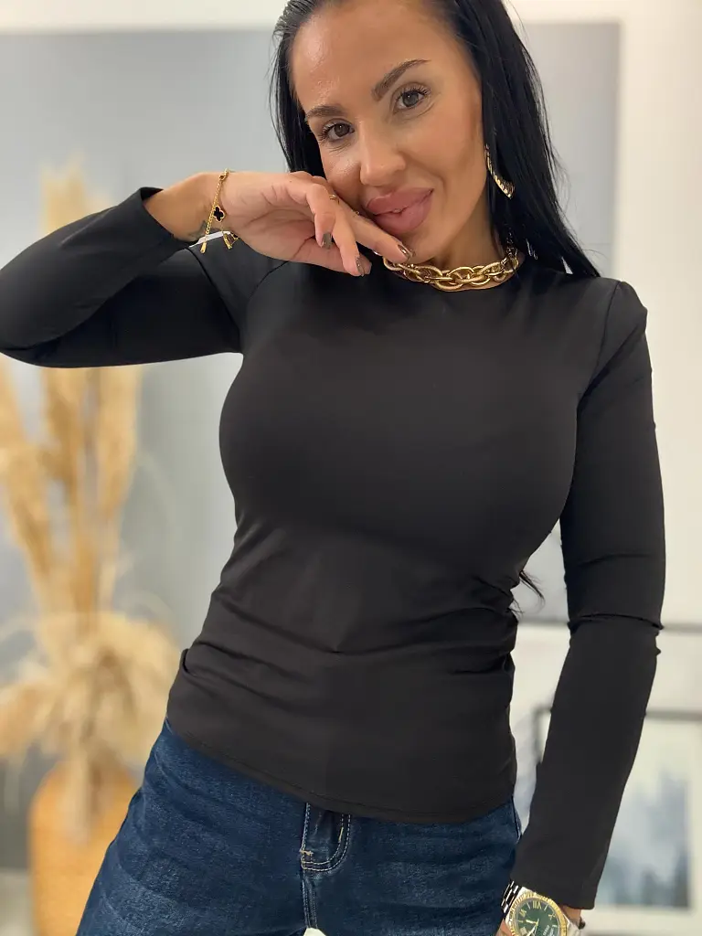 Elastické basic tričko MARIE