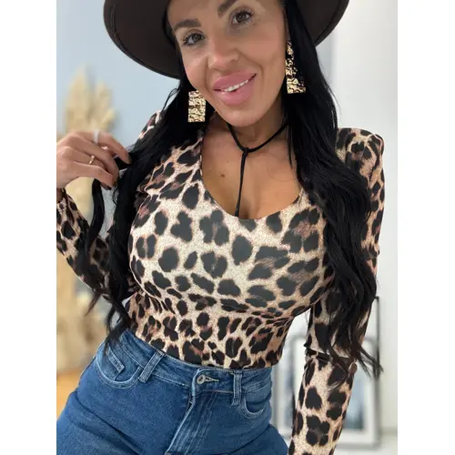 Body s leopardím vzorom a vypchávkami NEVEA veľkosť: one size