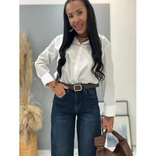 Biela basic košeľa ASHIA veľkosť: L