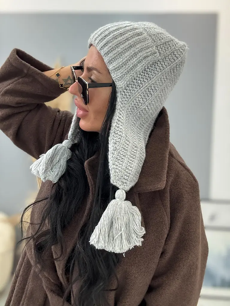 Pletená čiapka  - next