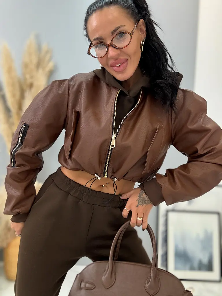 Koženková bunda MARIVA - next