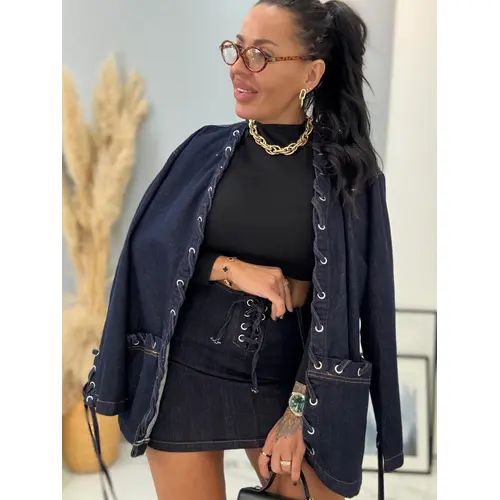 Dvojdielny denim komplet NATY veľkosť: L