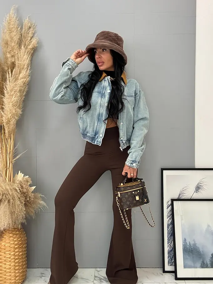 Denim bomber kabát TRISHA