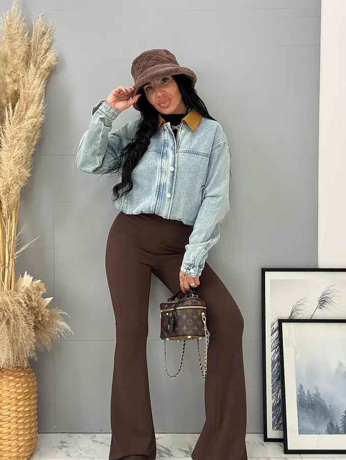 Denim bomber kabát TRISHA