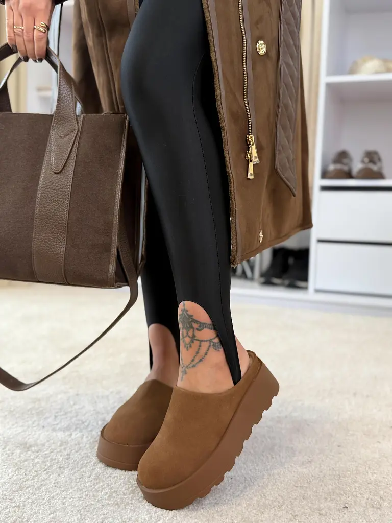 Teplé semišové topánky FROVIA- - next