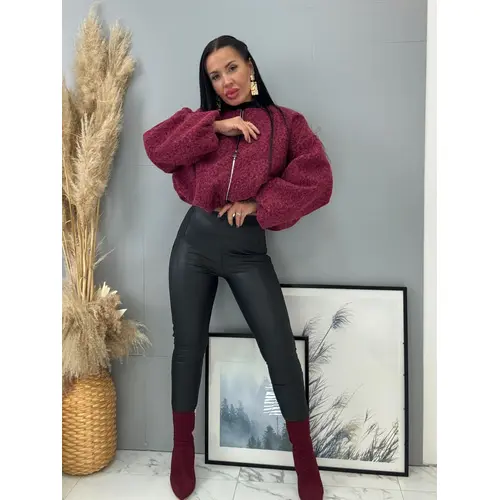 Koženkové legíny s vysokým pásom+ veľkosť: XL