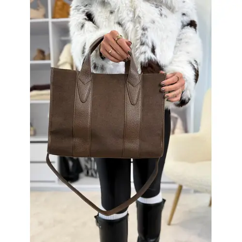 Maxi dámska kabelka NINNA veľkosť: farba: brown